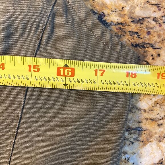 Sebby Olive Green Military Style Zip Up Utility Vest - Picture 8 of 9